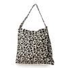 Leopard Jacquard Tote One-Shoulder