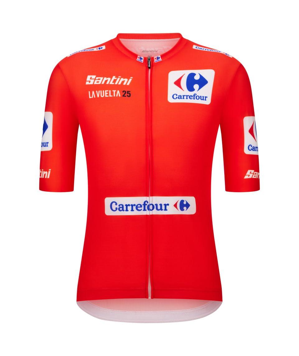 

Santini LA VUELTA - RED JERSEY Cycling Jersey, Men s, Red, Size S