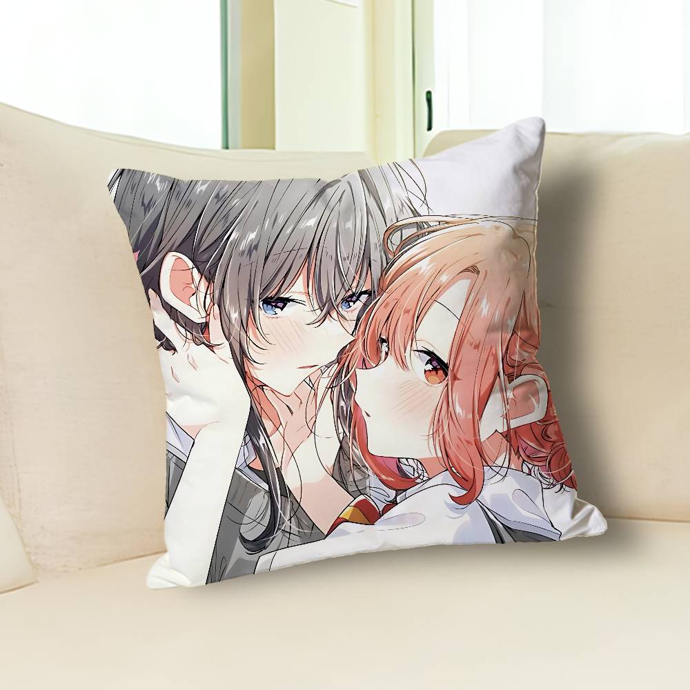 W-Whisper Me a Love Song Manga Celebrity Merchandise All-Match Printed Pillow Case Sofa Car Office Room Decoration Protector