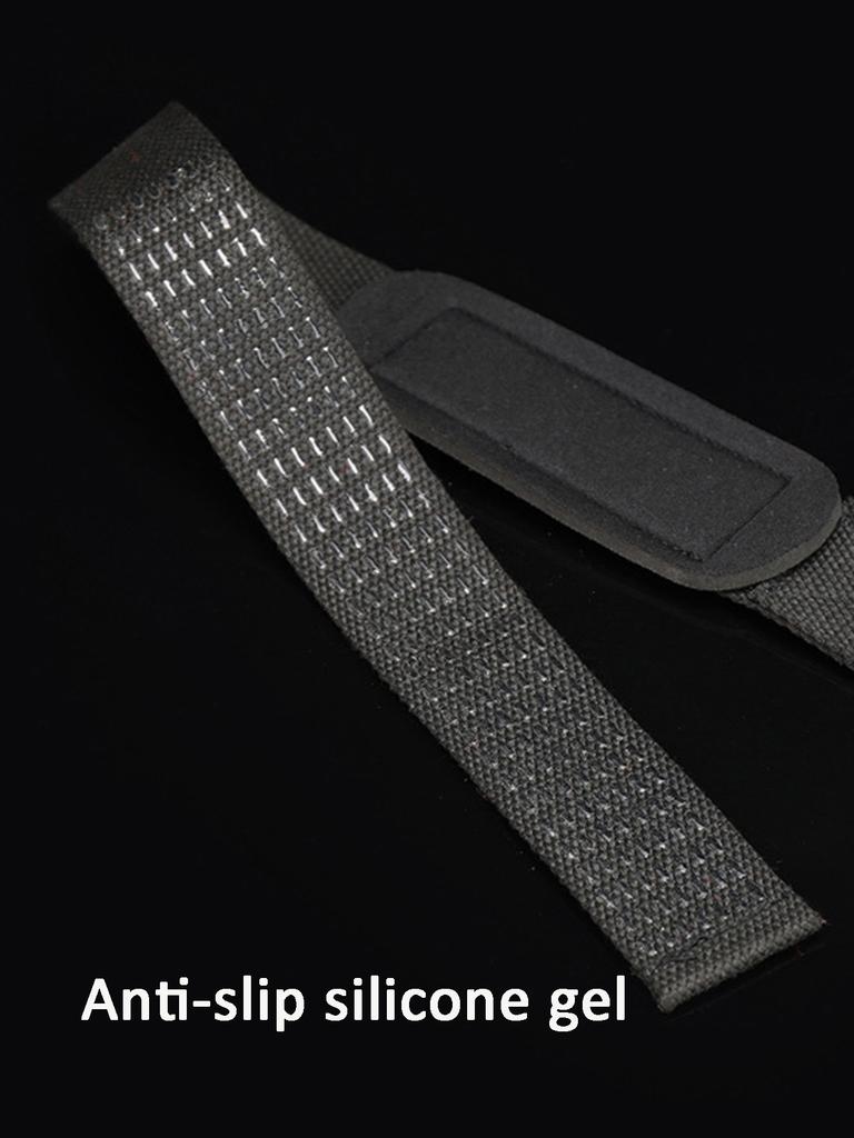 Weightlifting Straps 1 Pair Lifting Wrist Anti-Slip Silicone Strength Training Strap Hand Grips Wrist Support