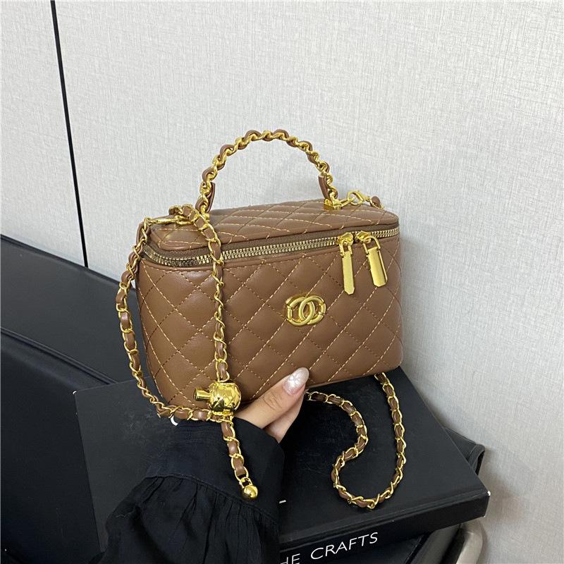 Plaid Women's Chain Bag - Autumn Design, High-End, Large Capacity Crossbody & Handbag