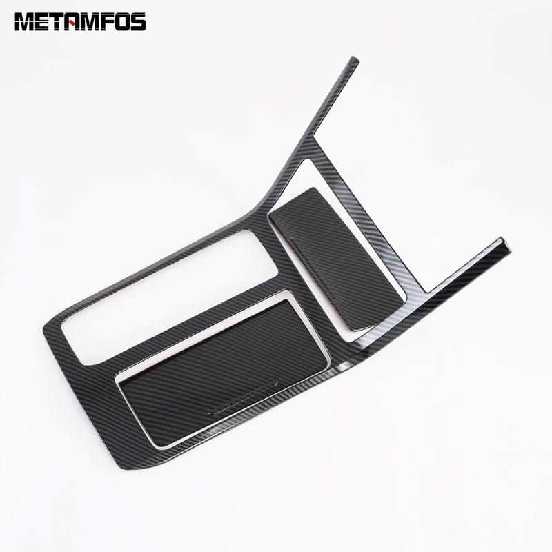 Center Console Gear Shift Box Panel Cover Trim Sticker For Kia K7 Cadenza - Carbon Fiber Accessories Car Styling