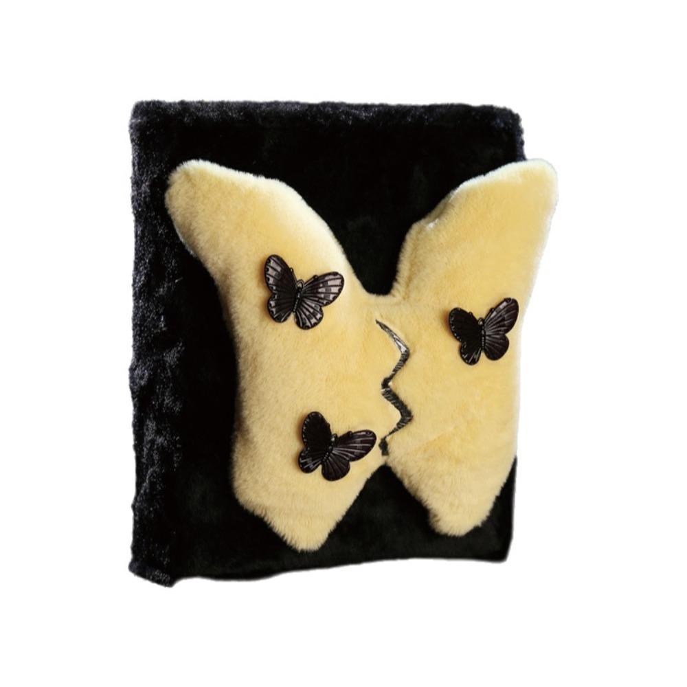 3-Inch Detachable Card Book Furry Cover Loose Leaf Album High-Quality Korean Album Photo Storage