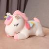 Multiple Sizes Cartoon Dreamy Lie Prone Unicorn Plush Toys Cozy Fabrics Big Size Throw Pillow Lovely Sleeping Companion Kid Gift