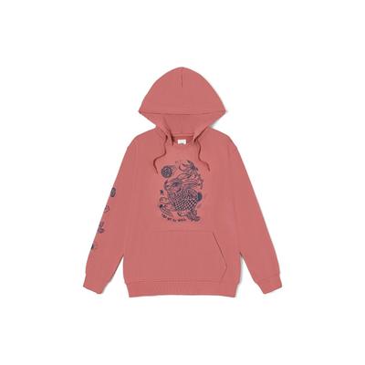 Rabbit Print Hooded Long Sleeve Sweatshirt Women Tops Rose VN0008YABQU