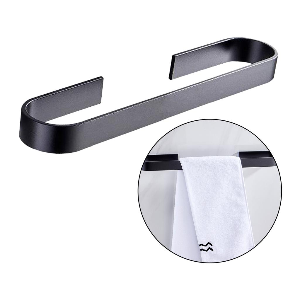 Bath Towel No Punch Rack Holder Bathroom