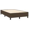 Cadre de lit avec matelas - Maison Exclusive - 120x200 cm - Marron foncé - Tête de lit réglable