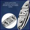 5"6“8” 316 Stainless Steel Boat Mount Folding Flip Up Cleat Marine Mooring Folding Cleat Boat Accessories Mooring Cleat Parts