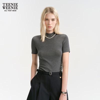 Bear Letter Knit Sweater