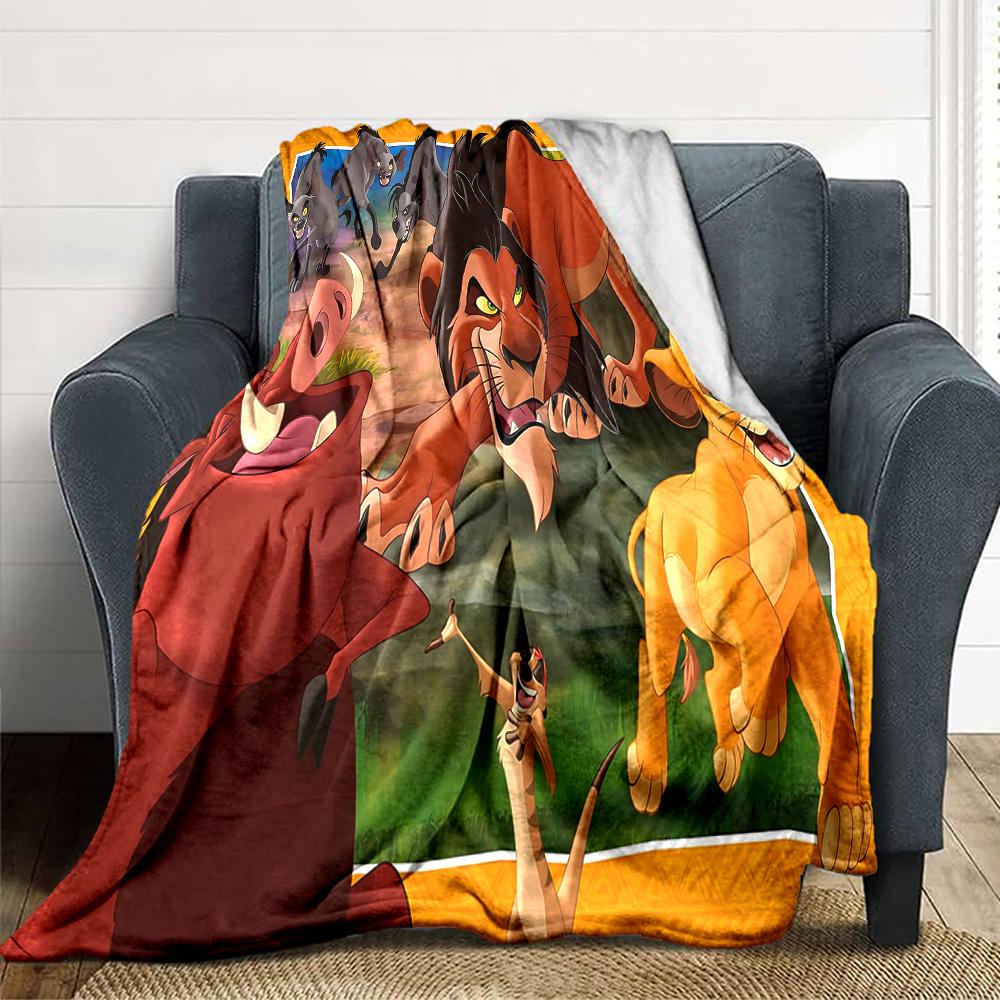 Lion Adventure Blanket Soft Throw Blanket For Home Bedroom Bed Sofa Travel Office Solid Christmas Blanket