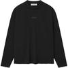 Essentials Classic Long Sleeve Tee Jet Black Men Tops 125SP254200F