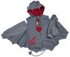 Clearstone Fangle Cosplay Halloween Bat Hoodie, Unisex, Gray