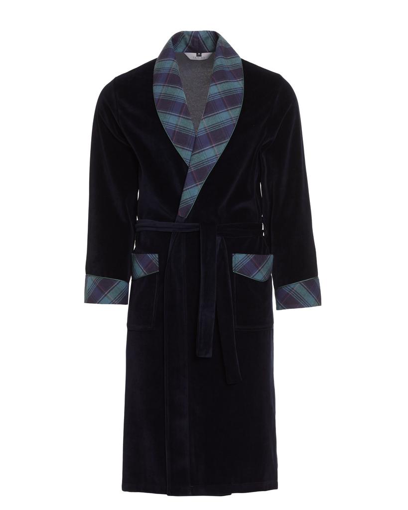 RE-104 Men's bathrobe • Color: Dark navy blue 1035 • Size: XL