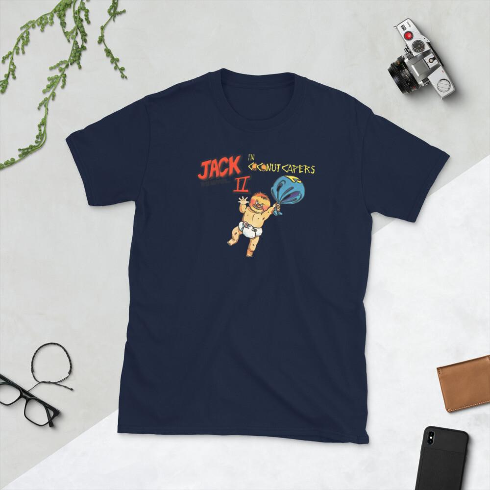 Jack the Nipper 2 платформа C64 ретро видеоигра Футболка унисекс с коротким рукавом 2XL