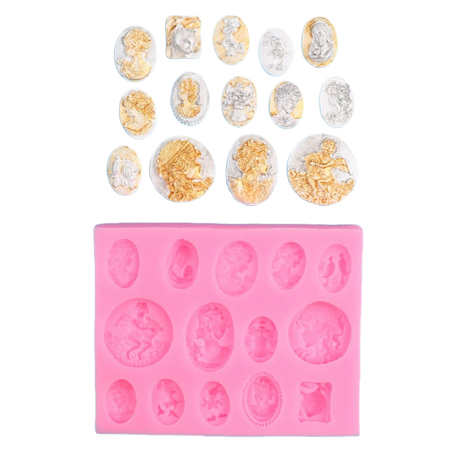 

Silicone Relief Mould With Lifelikes Lady Head Sculpture Ideal For Jewelry And Decorative Arts