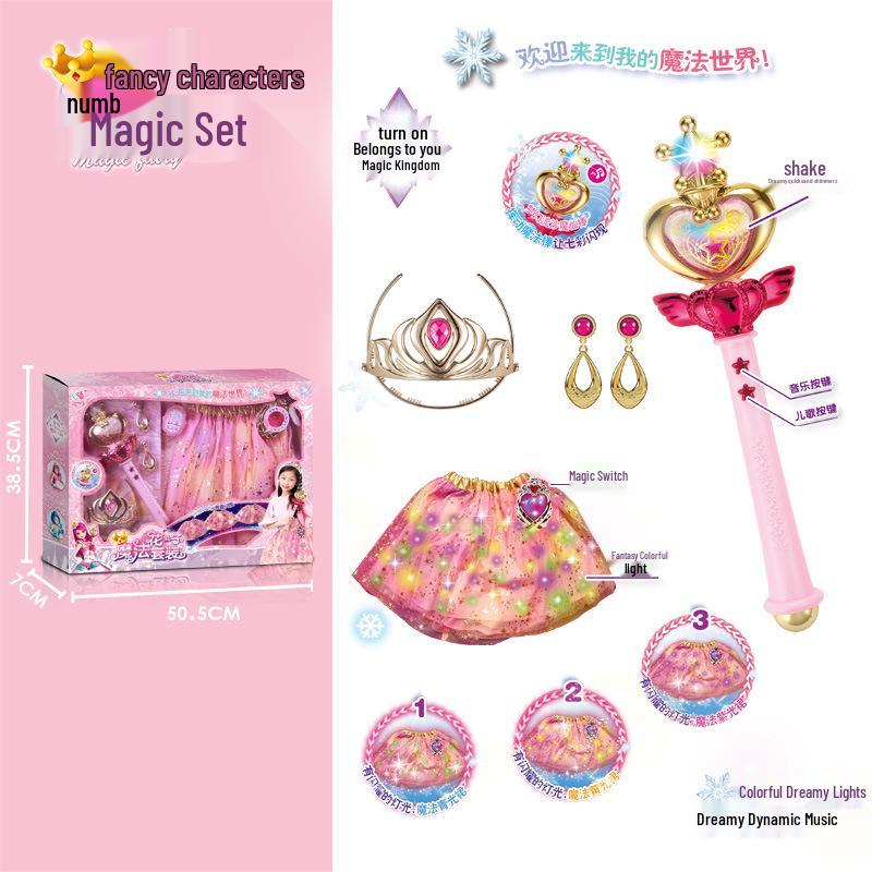 

Фея Квітів Світлодіодна Світлова Магічна Паличка Іграшка Принцеси для Дівчаток