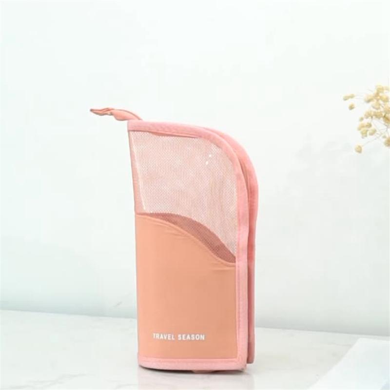 Toiletry Travel Makeup Bag Cosmetic Bag Brush Holder Organizer