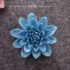 High Quality Handmade Ceramic Flower Wall Craft Home Livingroom Creative Wall Hanging Decoration Background Wall Mural Ornaments