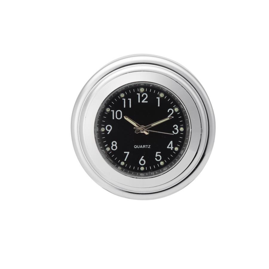 Motorcycle Handlebar Clock Waterproof Luminous Quartz Watch Universal for 7/8" 1" Handlebars Bike Scooter