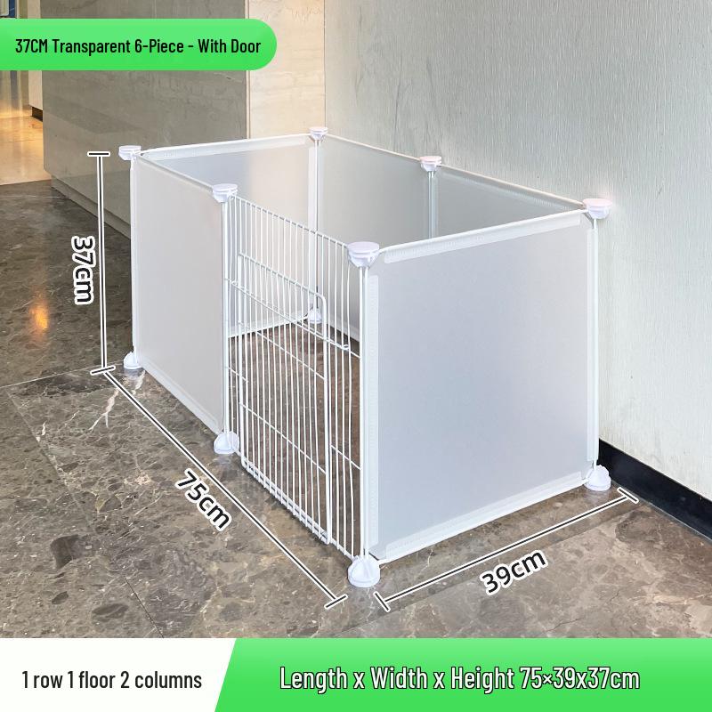 Portable Pet Fence: DIY Indoor/Outdoor, Free-Combining Small Animal Yard Cage.