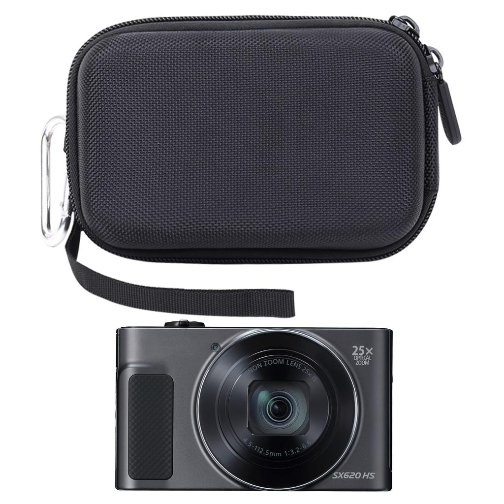 Dedicated Storage Case for Canon PowerShot SX740HS, SX730HS, SX720HS, and SX620HS Compact Digital Cameras (Black)