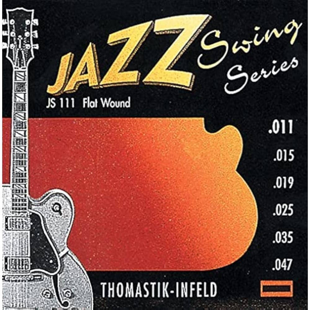 Thomastik-Infeld Flatwound Guitar Strings 11-47 Light Gauge JS111