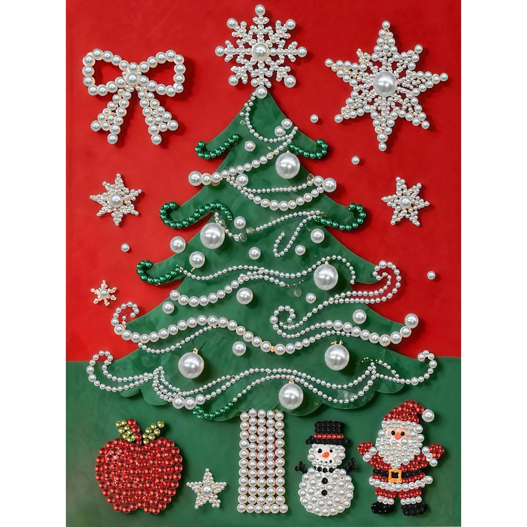 DIY Pearl Diamond Dots Paintings Picture Arts Craft with Frame 11.81x15.75in for Adults/Beginners Gift Idea Home Decor