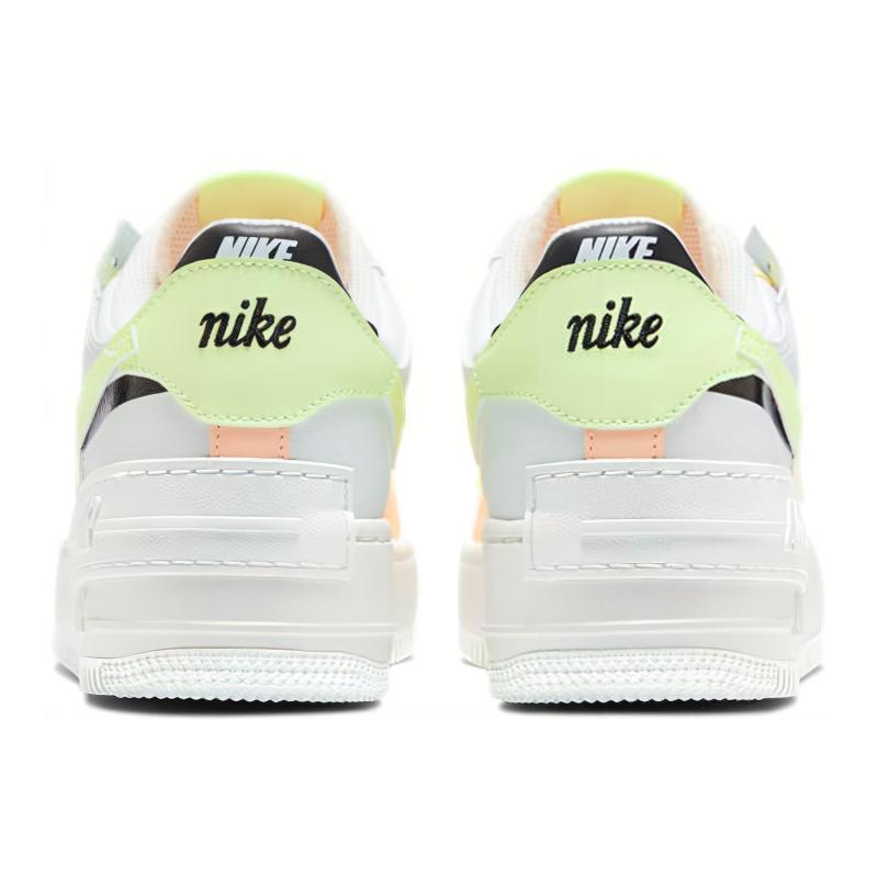 Nike Air Force 1 Low Shadow Summit White Barely Volt Crimson Tint Women's Sneakers CI0919-107