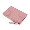 Genuine Leather Women's Sheepskin Woven Coin Purse and Multi-Card Holder