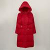 OFTBUY 2024 Winter Weiße Entendaunenmäntel Klassische Dicke X-Lange Warme Jacke Elegante Große Lose Daunenjacke Mit Kapuze
