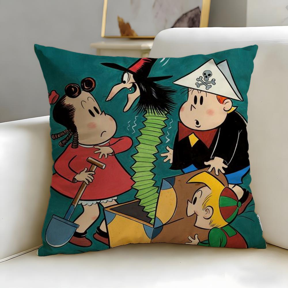classic cartoon The Little Lulu Show Cushion Cover Soft EasyWash Pillow Case Versatile for Couch Bed Travel and Office