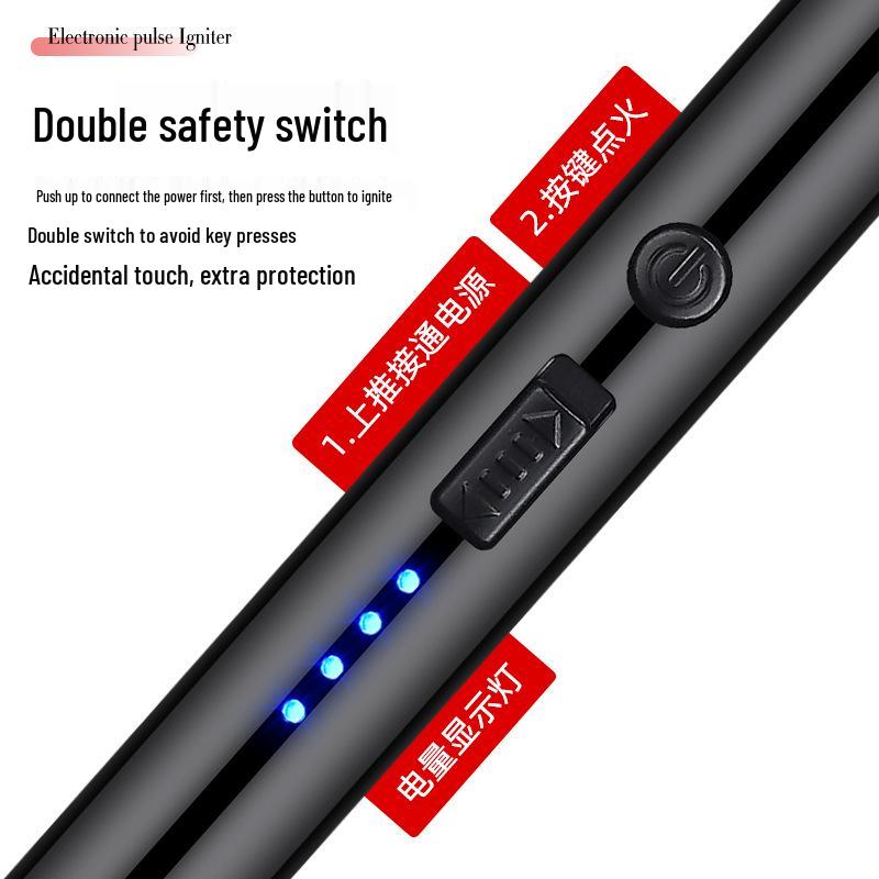 New USB-C Windproof Arc Pulse Kitchen Lighter with Rechargeable Battery