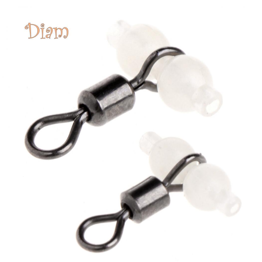 

DAG 20Pcs Светящиеся рыболовные снасти Разъемы 3-Way Rolling Swivels Аксессуары