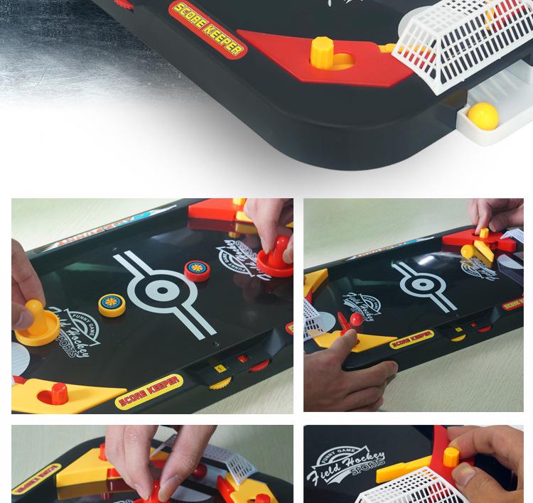 Wow Wow Cross-border Table Hockey Game: Two-Player Parent-Child Interactive Toy for Boys and Girls