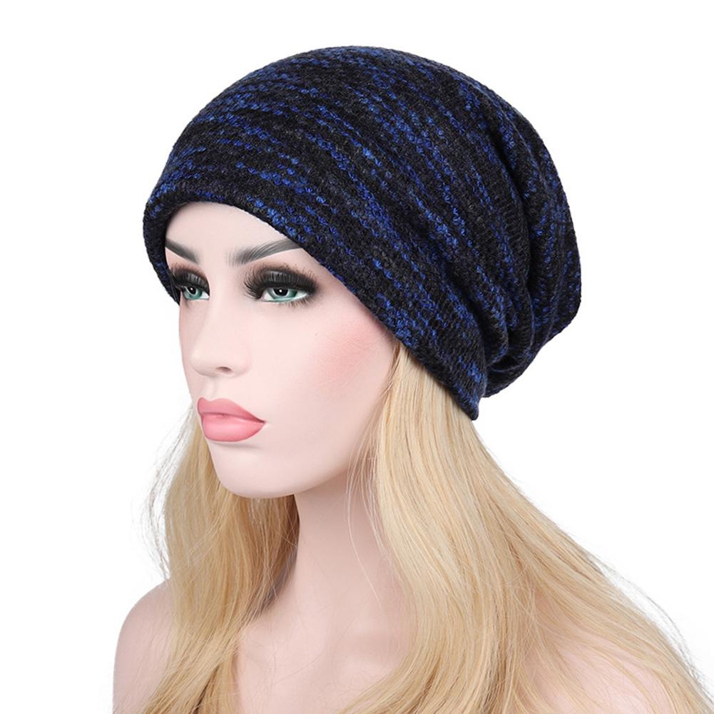 Winter Warm Wool Cap Fashion Unisex Knitted Hat Outdoor Plus Cashmere Warm Hat Christmas Gift