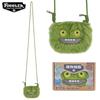 Fuggler Original Mini Shoulder Coin Purse Plush Toy 10cm Bag Ugly Monster Headphone Case Small Capacity Peluche Adjustable Strap