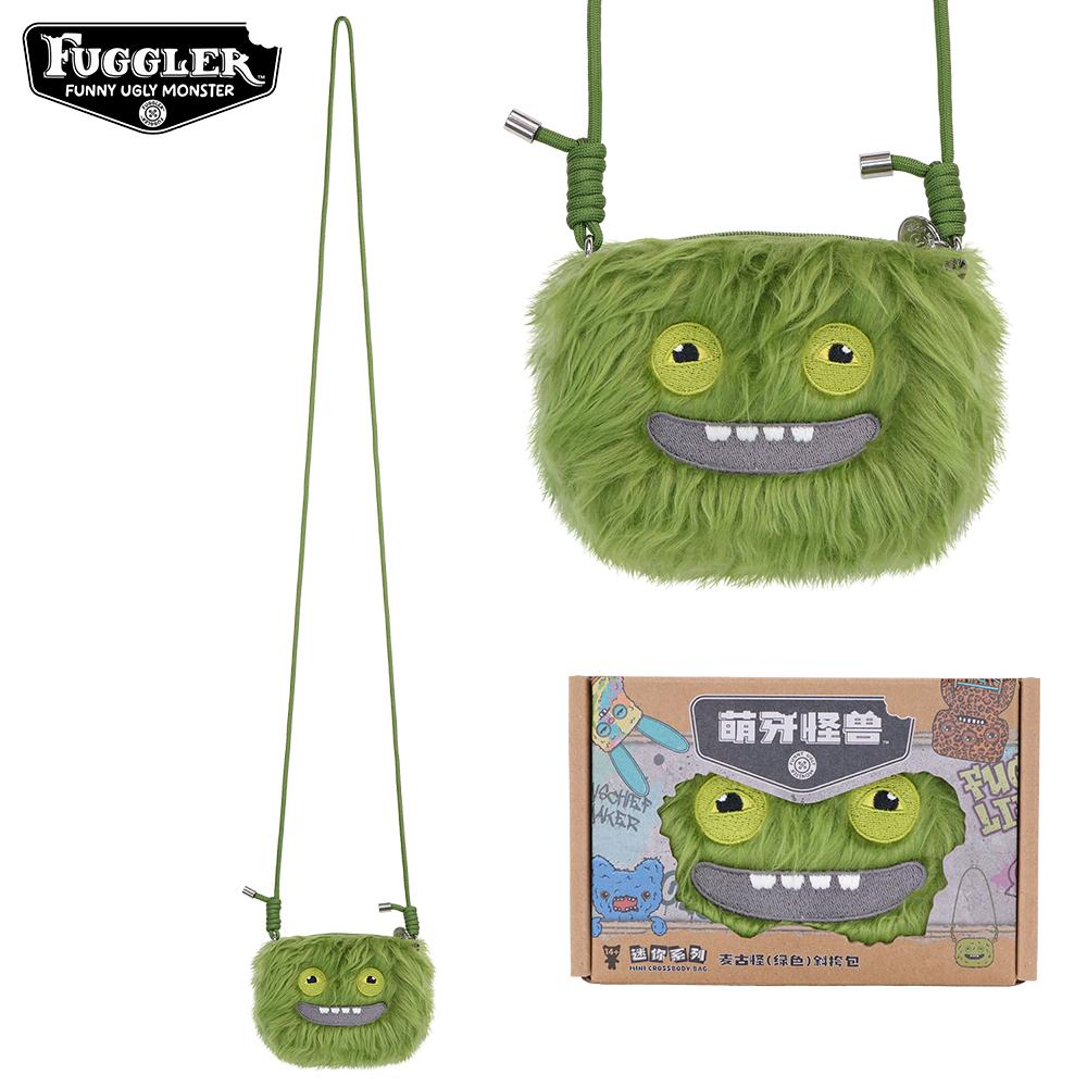 Fuggler Original Mini Shoulder Coin Purse Plush Toy 10cm Bag Ugly Monster Headphone Case Small Capacity Peluche Adjustable Strap