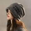 Women's autumn and winter hats, crimped warm knitted hats, ear protectors, cold-proof pullovers, and headcaps for men
