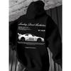 Racing Style,  Element Pattern Print Men's Hoodie