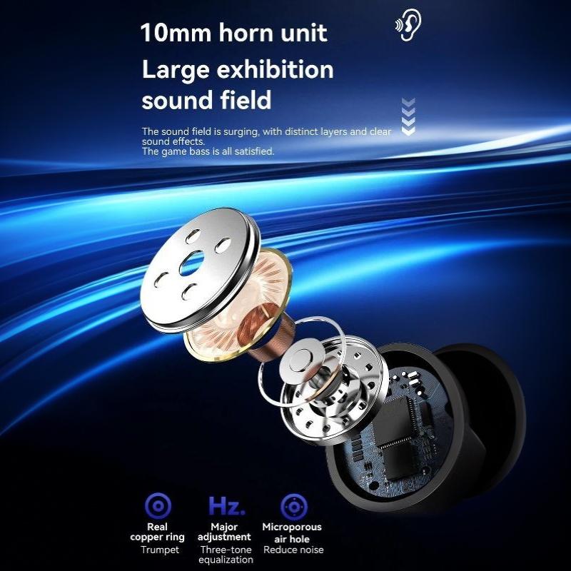 1 Set Waterproof Sport Earphones Open Ear Clip Headphone Bluetooth-Compatible 5.4 Single Sports Headset For Workouts And Running