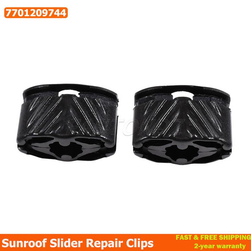2/4/6/8Pcs Sunroof Slider Repair Clips For Renault Megane 3 Scenic Koleos Auto Part 918066133R 7701209744