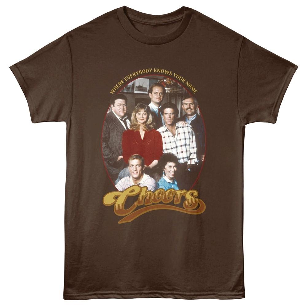 Cheers Cast Photo Men T Shirt XL