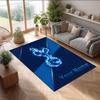 Tottenham Hotspur FC Printed Crystal Velvet Rug Non‑Slip Crystal Velvet Carpet For Sofa Bedroom Indoor Home Decoration