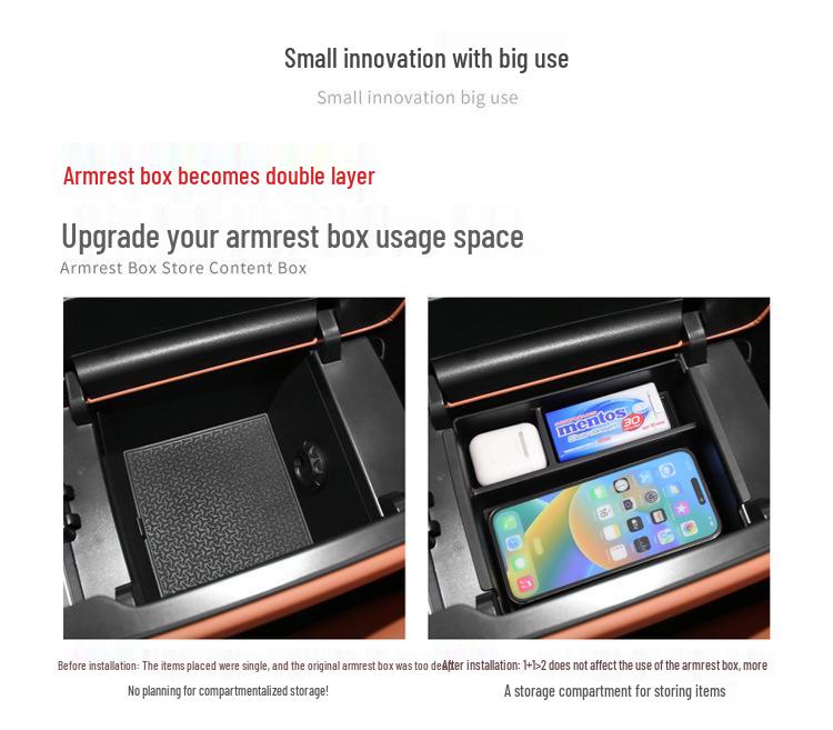 2024-2025 Jetour Shanhai L7 PLUS Armrest Storage Box for Car Interior