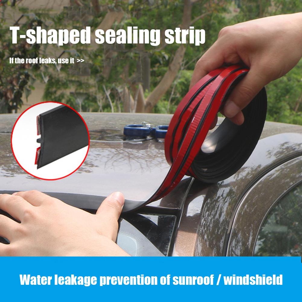 Auto Seal Protector Sticker Rubber Waterproof Window Edge Windshield Roof Sealing Strip Auto Roof Windshield Sealant Protector