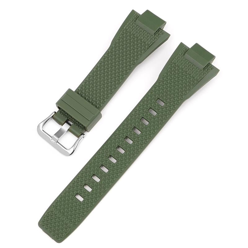 Watch Accessories For Casio G-SHOCK GST-B400 Series Resin Strap Men's Sports Waterproof Rubber Replacement Watchband Bracelet