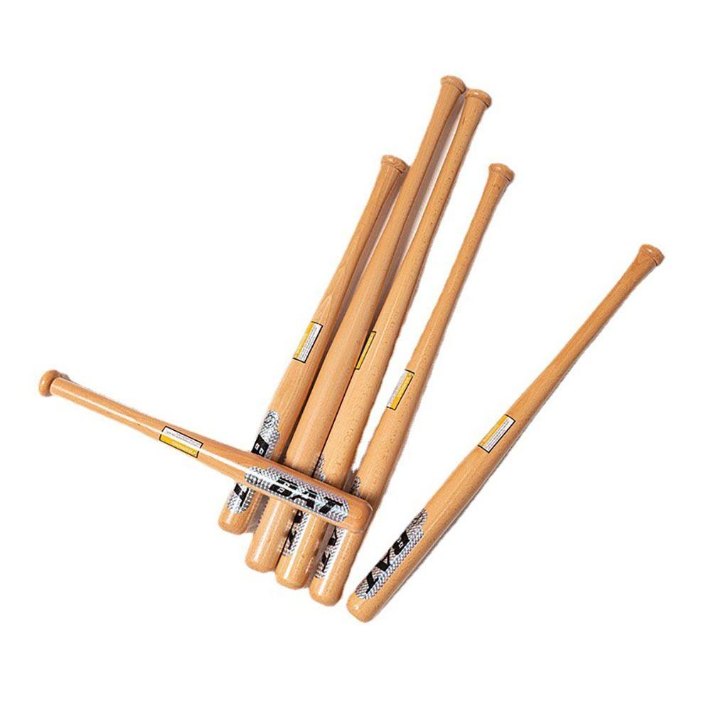 1Pcs Kids Training Children Baseball Bat Competition Accessory Solid Wood Baseball Training Shock Absorbing 54cm Softball Stick