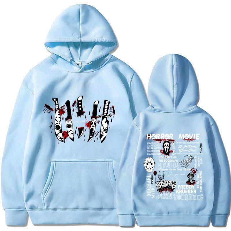 Přátelé Nůž Hororový Film Halloween Mikiny Ležérní Unisex Mikiny