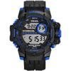 Smael 1712 Brand 12/24 Hour Clock Men LED Electronic Wristwatch Sports 50M Waterproof Digital Adjustable Band Watch for Relojes