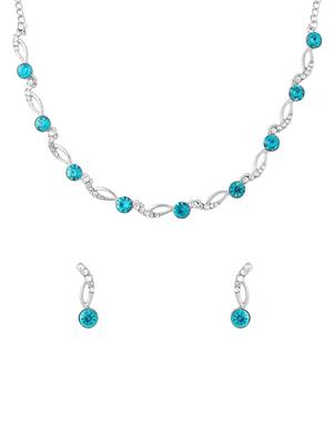 Damen und Mädchen Kristall Brautschmuckset für Hochzeit | Brautschmuckset | Geburtstags-Jubiläumsgeschenk für Mädchen & Frauen